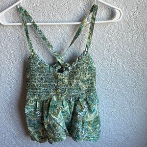 Multicolor Crossback tank top